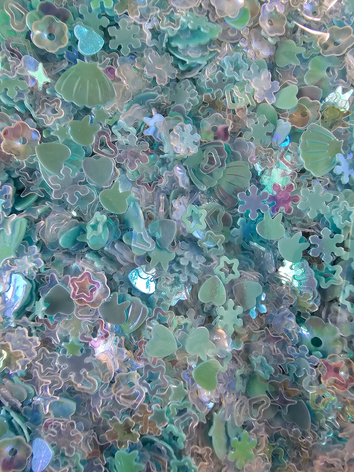 Chunky and fine glitters 10g bags