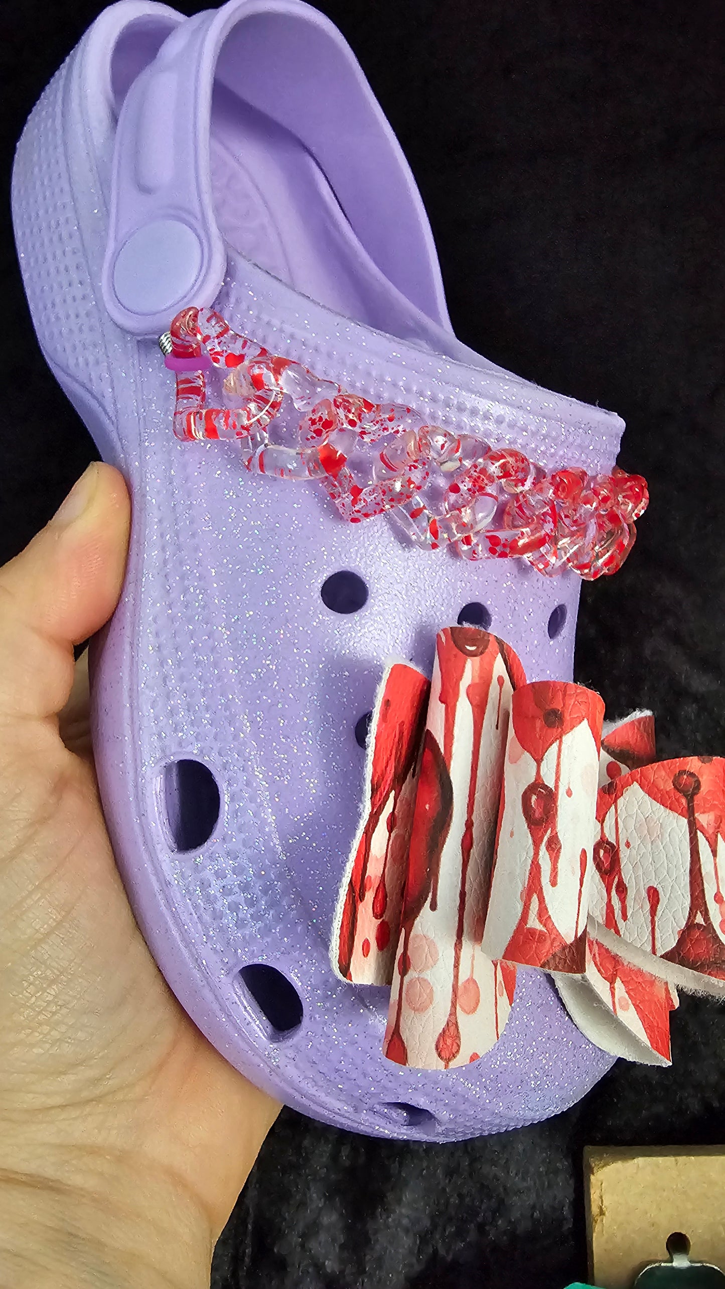 Holey shoe crime accessories