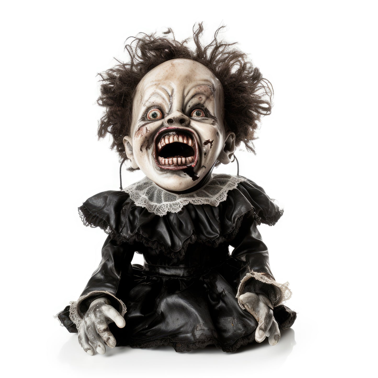 Vintage creepy doll Mugs